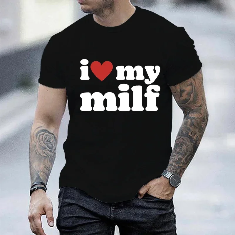 I Love My Milf Print Men Brand - Streetwear Brand Aesthetic ulasan dan harga