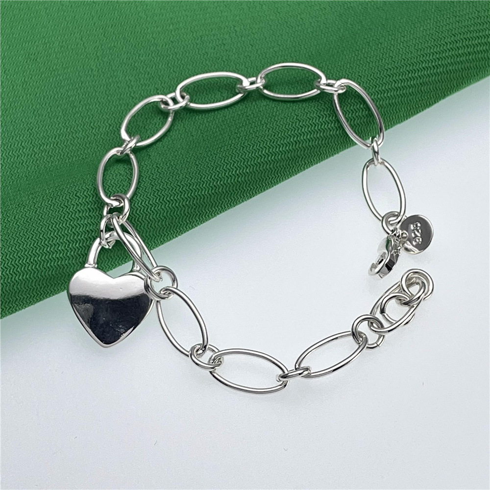 Popular Brands 925 sterling Si - Streetwear Brand Heart ulasan dan harga