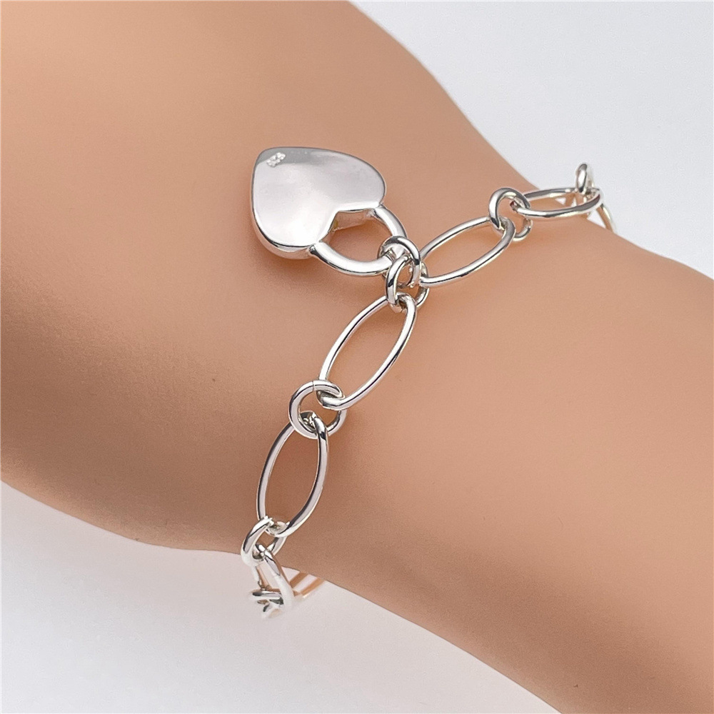 Popular Brands 925 sterling Si - Streetwear Brand Heart ulasan dan harga