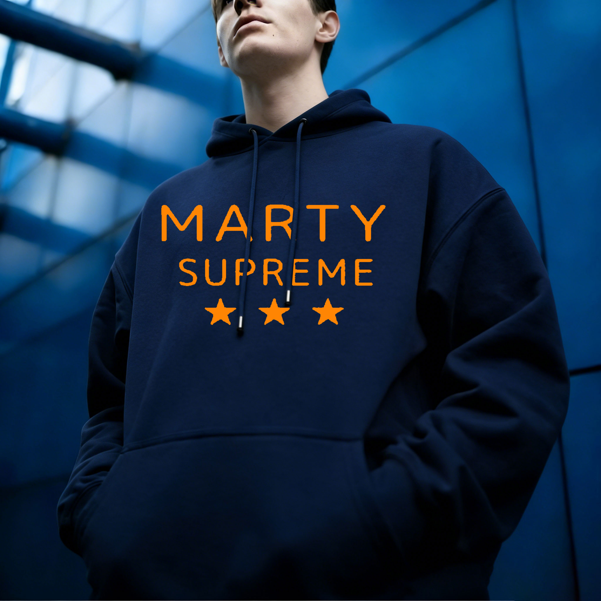Timothée Chalamet Orange Hoodi - Supreme Brand Streetwear ulasan dan harga
