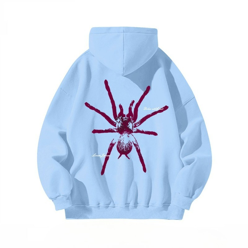 Baggy Man Hoodies Leisure Spid - Streetwear Brand Aesthetic ulasan dan harga