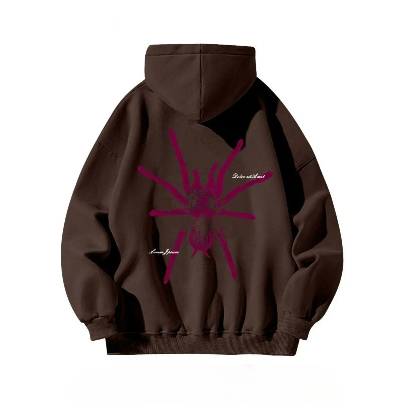 Baggy Man Hoodies Leisure Spid - Streetwear Brand Aesthetic ulasan dan harga