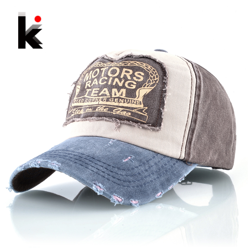 Fashion Washed Denim Baseball  - Streetwear Brand With K ulasan dan harga