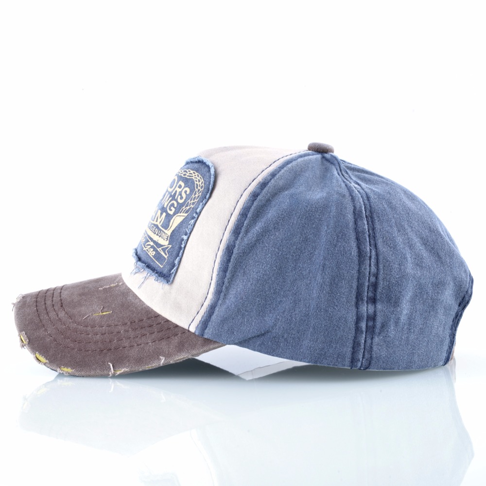 Fashion Washed Denim Baseball  - Streetwear Brand With K ulasan dan harga