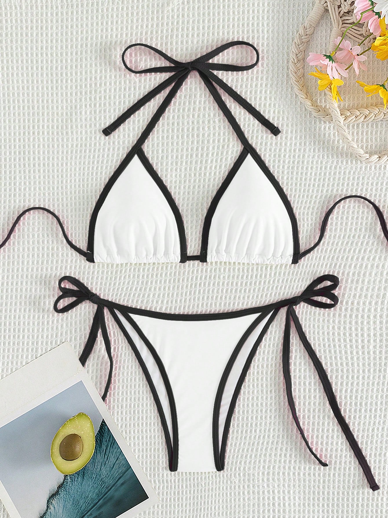 Summer white camisole bikini s - A Bathing Ape Camo ulasan dan harga