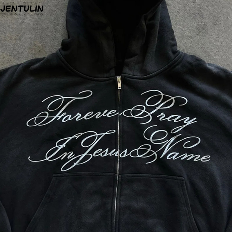 Aesthetics Hip Hop Letter Prin - Streetwear Brand Aesthetic ulasan dan harga