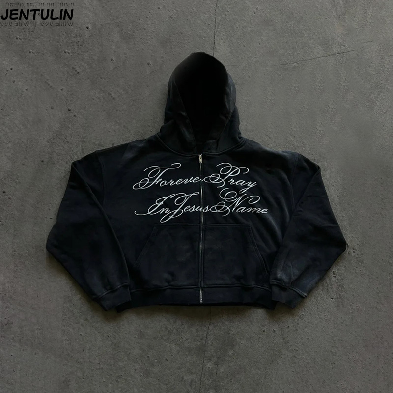 Aesthetics Hip Hop Letter Prin - Streetwear Brand Aesthetic ulasan dan harga