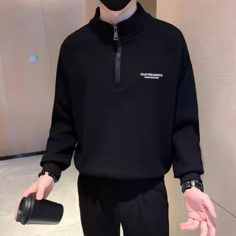Fleece-Lined Warm Sweatshirts  - Streetwear Brand Aesthetic ulasan dan harga